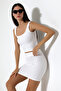 Women's Strappy-Mini Skirt Lycra Double Set - 5