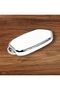 Togg T10X Compatible Key Protection Case White / Silver Detailed Please Key Teyit - 3