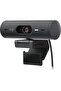 Cameră Web Logitech Brio 500, Full HD, USB-C, Microfon (Negru)