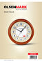 Round Wall Clock OMWC1922 WallMounted, Battery Operated and Durable and 2 YEAR WARRANTY - 6