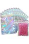 100 Pcs Ziplock Peanut Fronting Overflow and Sausage 16X24 Waterproof Food Packaging