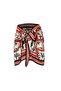 Coral Tribal Pomegranate Flower Pareo (Does Not Show through) 50*145 cm - 4