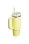 The Quencher H2.0 Flowstate Tumbler. |   0.89 Liter (30 oz) Pomelo Thermos with Straw - 2