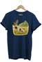 Hunting Hunting Wildlife Hunter Dog and Bullfinch Printed 100% Cotton Regular Fit T-Shirt