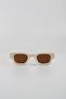 Cream UV400 Filter Unisex Sunglasses G24FT2036R01 - 2