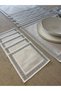 Set of 12 Smoked Color 6 Pieces Kervan Model American Service/Supla & 6 Pieces Kervan Model Presentation Napkins - 2