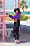 Parachute Black Fully Covered Hijab Swimsuit M2312 - 5