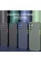 Samsung Galaxy A36/A56 Case Matte Anti-Fingerprint Hard Silicone Cover with Colorful Keys - 4