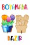 Cute Tulips in a Pot 13X10 cm Painting Activity - 4