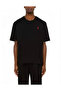 A Heart Printed Crew Neck Short Sleeve Unisex T-Shirt - 4