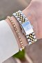 Gold Metallic Color 2 Year Guarantee 32.5 mm Women's Wristwatch with Calendar - 4