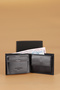 Men's Wallet - 2062 Genuine Leather, Card Holder and Analine Navy Blue - 3