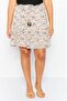 Women Allover Print Mini Skirt, Multicolor