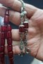 Ottoman Model Silver Faturan Old Stick Material Squeeze Amber Silver Rosary - 2