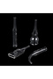 4Pcs/Set Blackhead Removal Glass Pipes Face Pore Cleanser Vacuum Extractor Tube - 3