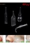 4Pcs/Set Blackhead Removal Glass Pipes Face Pore Cleanser Vacuum Extractor Tube - 7