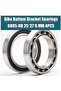 4PCS 6805-RD 25*37*6 mm Bicycle Bottom Bracket Bearings for BB/Hubs/Pivots ( HT2 / BB51 ) 6805 R... - 6