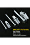 0.25inch-10pcs Heavy Duty Hollow Wall Anchors for Drywall Ceiling, Toggle Bolts and Wing Nut Kit, 3 - 3
