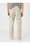 Cargo Pants with Pocket Detail and Lace Waist Cotton - 4