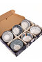 Set of 6 Patterned Porcelain Bowls 320 ml, Soup Bowl, Breakfast Bowl, Snack Bowl, Gift Boxed - 4
