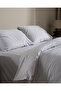 Yuviera Double %100 Cotton Embroidered Li Bed Sheet Li Duvet Cover Set - Gray - 3