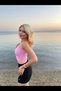 Folded Strapless Pink Blouse - 2