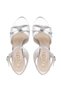 Women's Genuine Leather Lame Heeled Shoes - 6