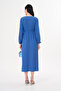 Pregnant and Maternity V-Neck Long Sleeve Woven Fabric Dress - 4