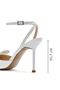Open Back Heels White - Midar - 4