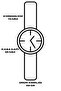 Steel Cord Women Wrist Watch 3 Atm Water Resistant Silver Zmdk1189 - 4