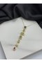 Colorful Stone Y Necklace Steel Necklace - 4