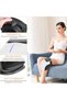 Cordless Knee Massager with Heat & Vibration, Type-C Rechargeable, Long Straps Pain Relief - 7