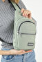 Green U3 3-Compartment Adjustable Cross Strap Canvas Unisex Waist and Shoulder Bag B:30 E:15 - 5