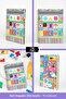 12-Month Non-Periodic Planner Agenda 17X24 cm |   Undated Monthly and Weekly Planning |   School Motivation Sheet with Habits and Goal Tracking |   4 Sheets of Stickers as a Gift |   Undated Planner Agenda - 204 Pages - 8