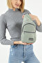 Green U3 3-Compartment Adjustable Cross Strap Canvas Unisex Waist and Shoulder Bag B:30 E:15 - 2