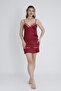 Women Satin Nightgown Dressing Gown Suit Shorts Set 6 Pieces Bridal Dowry Set (Without Box) - 3