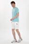 Men's Ecru Knitted Shorts 50298062 -Vr019 - 3