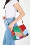 Genuine Leather Cover Women's Shoulder Bag / Summer Leather Bag in Light Colors