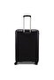 Celestra 76.5cm Hardcase Expandable 4 Double Wheel Check-In Luggage Trolley Black - 4