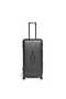 Celestra 75cm Hardcase Non-Expandable 4 Double Wheel Check-In Luggage Trolley Black