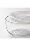 BEST MMA Glass Food Container Set with Lids 73cl/40cl/19cl 3 Pack IKEA - 4