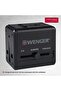Travel Adapter With 2 USB Charger Black - 4