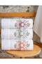 Buldan Üretim Dowry Embroidered Hazel Velvet 6-Piece Kitchen Towel I 30X50 - 2