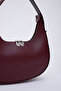 Claret Red Shk110 Special Adjustable Strap Zippered Hand, Arm and Shoulder Bag L:17 W:27 W:7 cm - 6