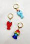 Set of 3 Murano Handmade Glass Fish Earrings - 4