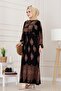 Half Buttoned Robe Hira Dress-Mink - 3