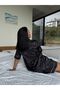 Silk Satin Pajamas Set with Shorts-M