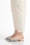 Women's Short Heeled Open Back Ribbon Detailed Daily Ballerinas - 5