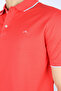 Men's Ant Tied Red Collar T-Shirt Detailledolu Two Pocket Long Sleeve Polo - 4