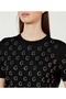 Jasmine g Cn Ss Boxy Swtr Women's Black Sweater W5Gr05Z3D60-Jblk - 3